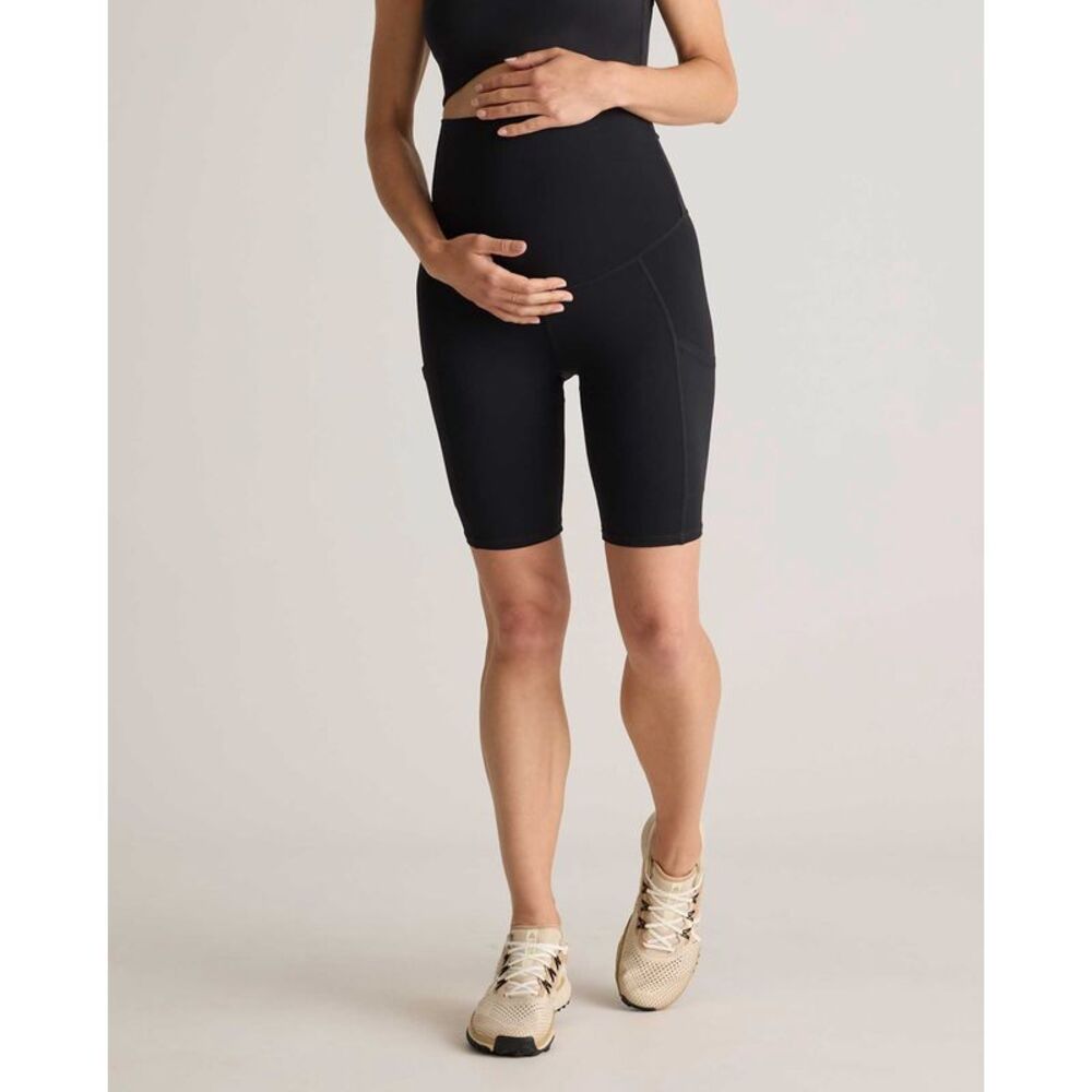Black Maternity Biker Shorts NWOT